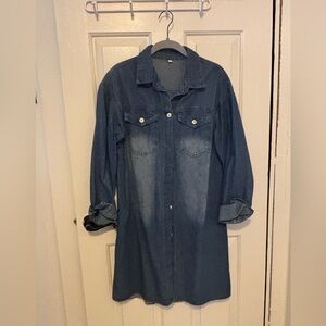 Denim Shirt Dress